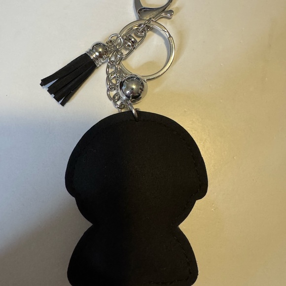 Sparkling Puppy Rhinestone Keychain - Picture 2 of 2